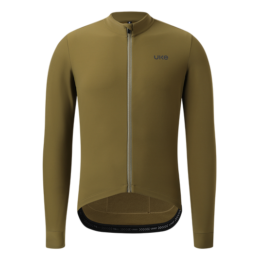 Men's Training Thermal Cycling Jacket Ocean-Moss Green