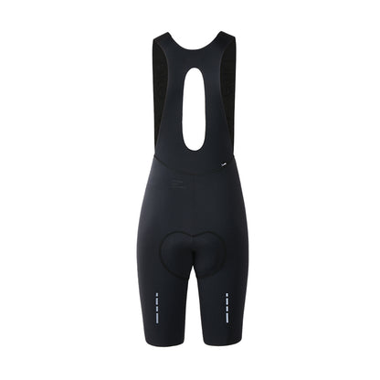 Women's Seamless Bib Shorts SI-1 Nimble-Black