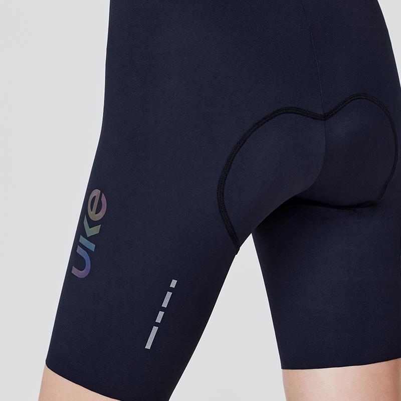 Women's Seamless Bib Shorts SI-1 Nimble-Black