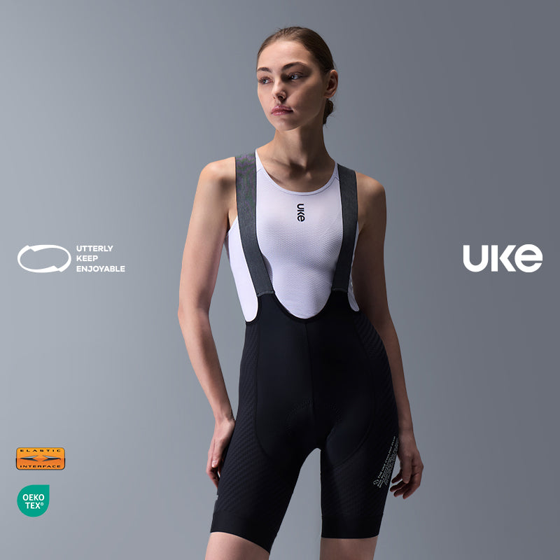 Women's 200-Density EIT Road Bib Shorts RP500-Black