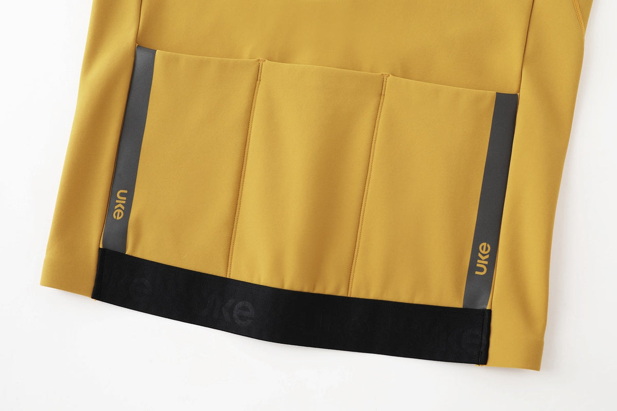 Men's Thermal Cycling Jersey CL-1 Shadow Chaser-Glauco Yellow