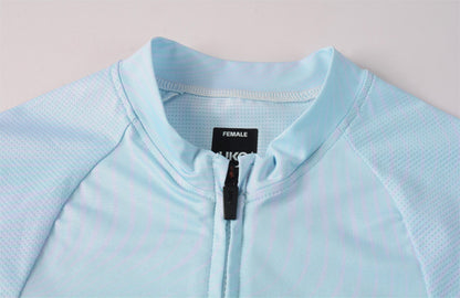 Women's Jersey Zhiqiu-Light blue