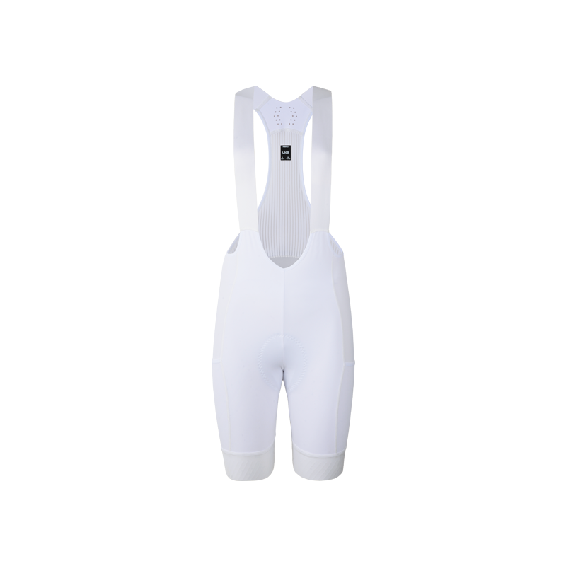 Women's Cargo Bib Shorts Yun Lan-White