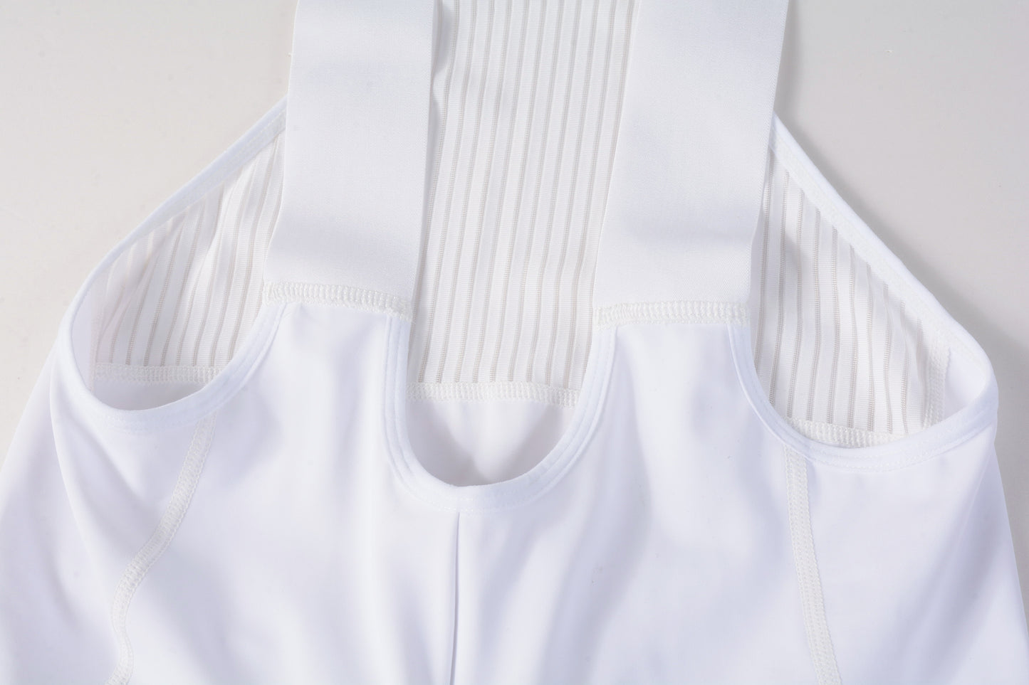 Women's Cargo Bib Shorts Yun Lan-White