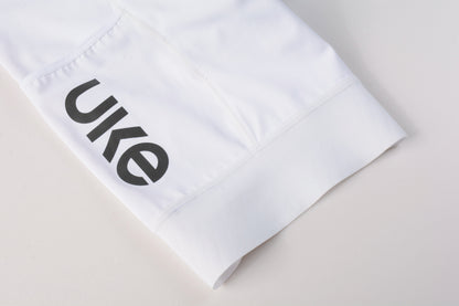 Women's Cargo Bib Shorts Yun Lan-White