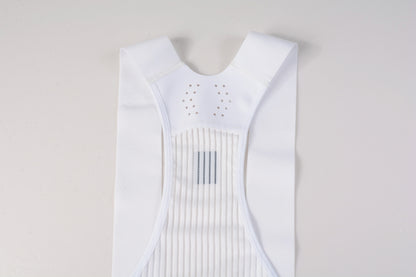 Women's Cargo Bib Shorts Yun Lan-White