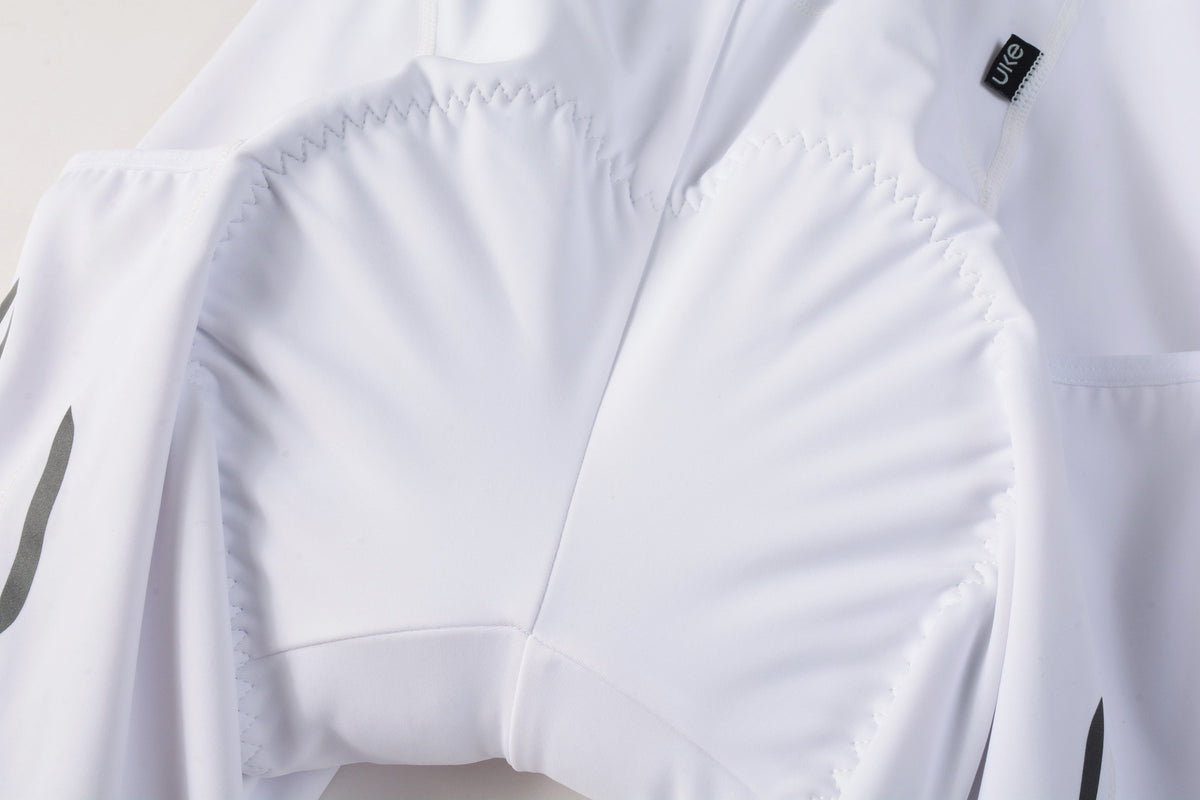 Women's Cargo Bib Shorts Yun Lan-White