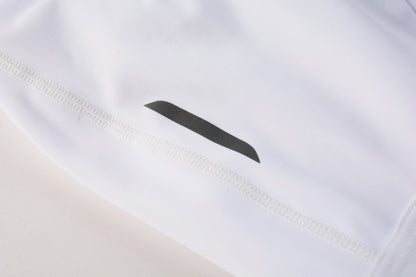 Women's Cargo Bib Shorts Yun Lan-White