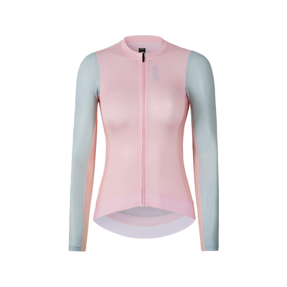 Women's LS Jersey SI-1 Floating scenery-Pink green