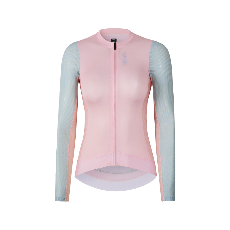 Women's LS Jersey SI-1 Floating scenery-Pink green
