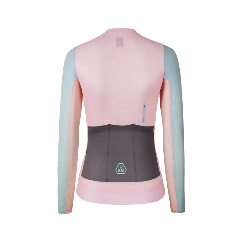 Women's LS Jersey SI-1 Floating scenery-Pink green