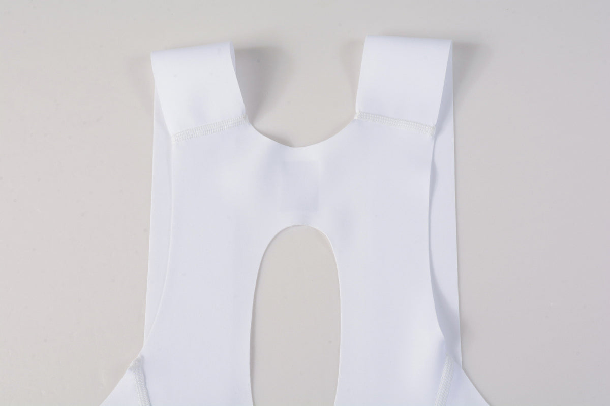 Women's Seamless Bib Shorts SI-1 Curly Shu-White