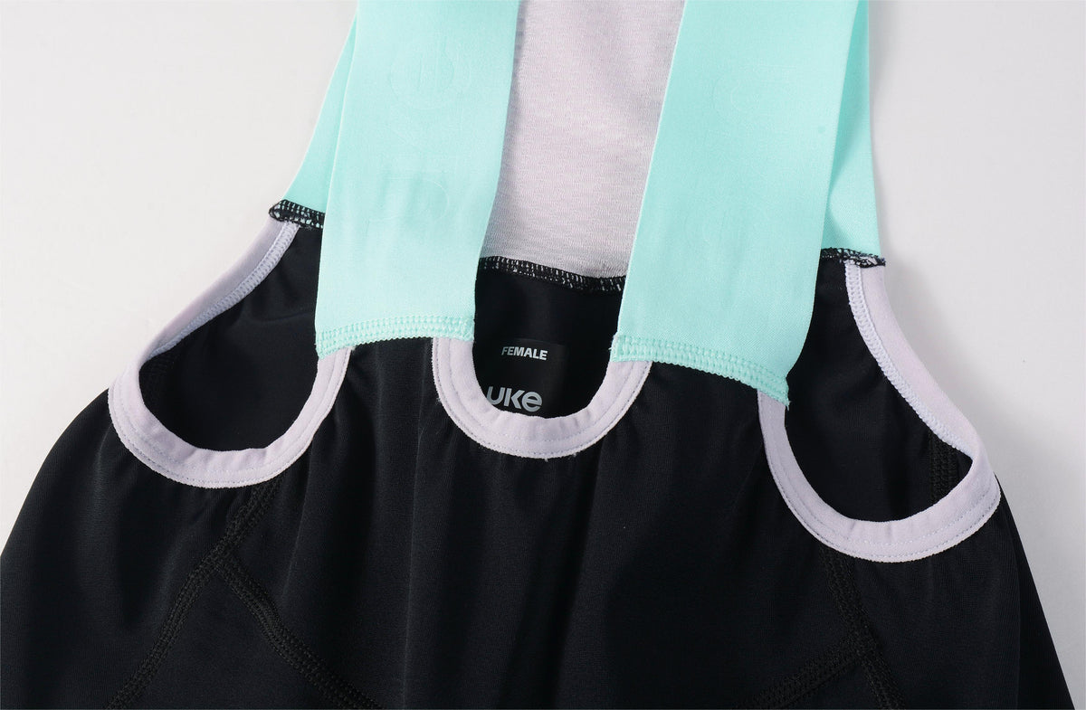 Women's EIT Bib Shorts PRO Xia Chi-Black mint green
