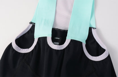 Women's EIT Bib Shorts PRO Xia Chi-Black mint green