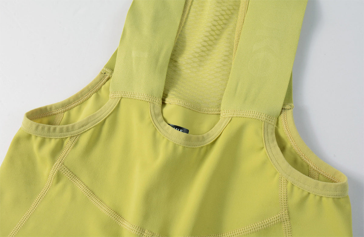 Women's EIT Ultra Bib Shorts PRO Chuncheng-Pale yellow