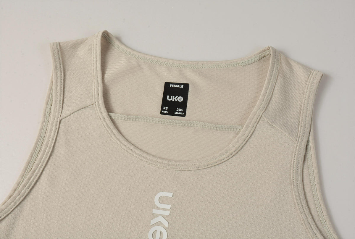 Women's Sleeveless Base Layer CL-1 ShanLan-Rice coffee