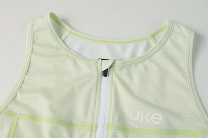 Women's Cycling Sports Vest CL-1 Star Return-Frost green