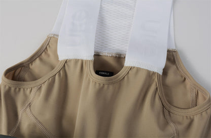 Women's EIT Ultra Bib Shorts PRO Chuncheng-Grayish brown