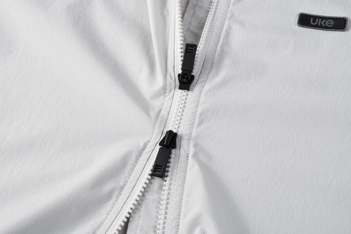 Men's Wind Jacket CL-1 Full illumination-Silver gray