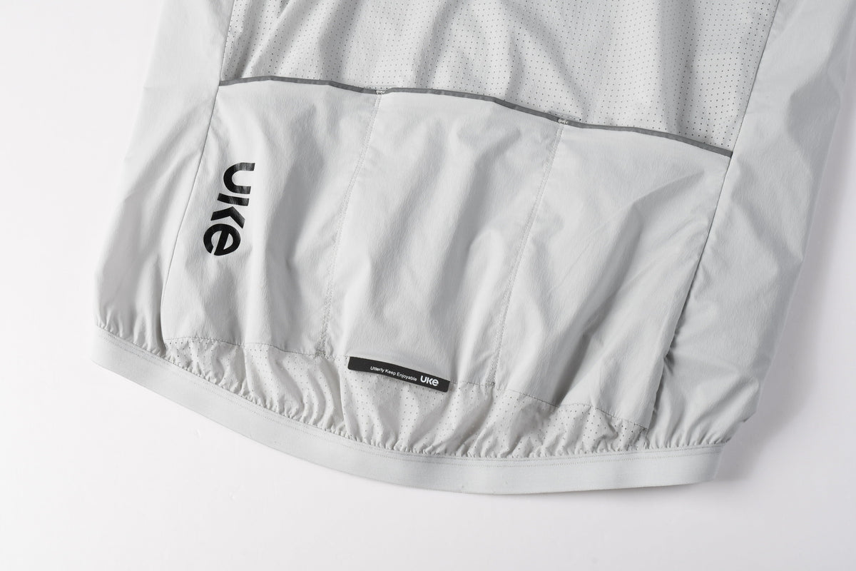 Men's Wind Jacket CL-1 Full illumination-Silver gray