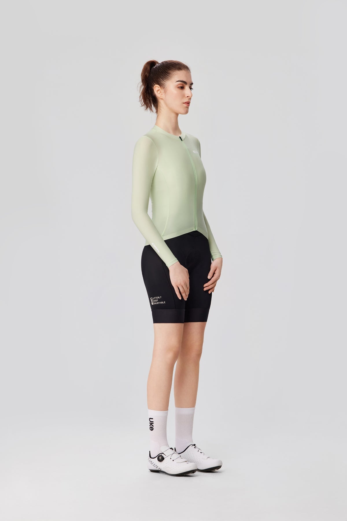 Women's LS Jersey SI-1  Mu Guang -Light Grayish Green