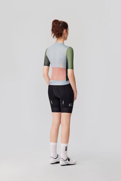 Women's Jersey SI-1 Moving clouds-Light grayish green