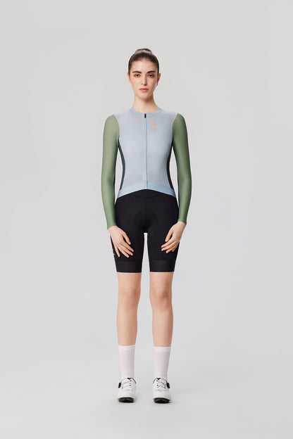 Women's LS Jersey SI-1 Floating scenery-Light Grayish Green