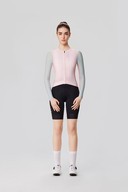 Women's LS Jersey SI-1 Floating scenery-Pink green