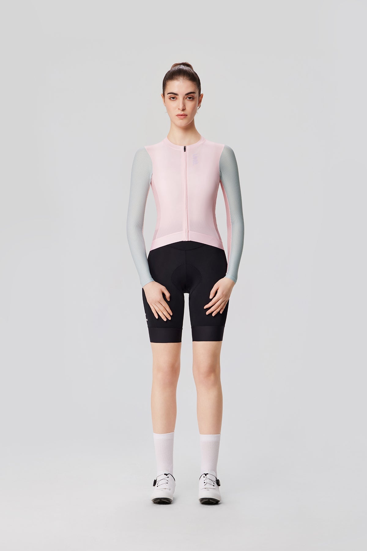 Women's LS Jersey SI-1 Floating scenery-Pink green