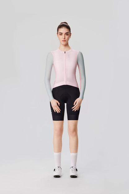 Women's LS Jersey SI-1 Floating scenery-Pink green
