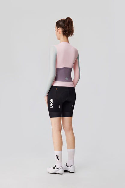 Women's LS Jersey SI-1 Floating scenery-Pink green