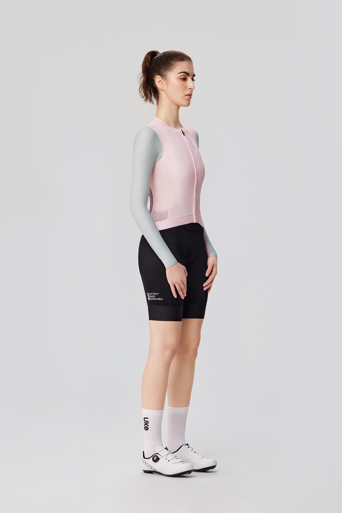 Women's LS Jersey SI-1 Floating scenery-Pink green