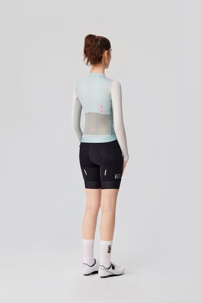 Women's LS Jersey SI-1 Floating scenery-Sage green
