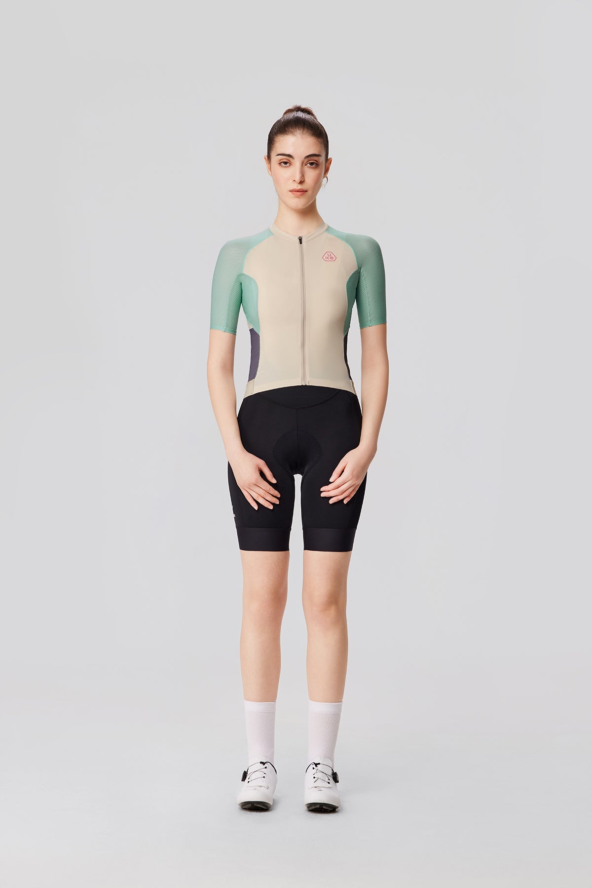 Women's Jersey PRO Mission hills-Light blue beige
