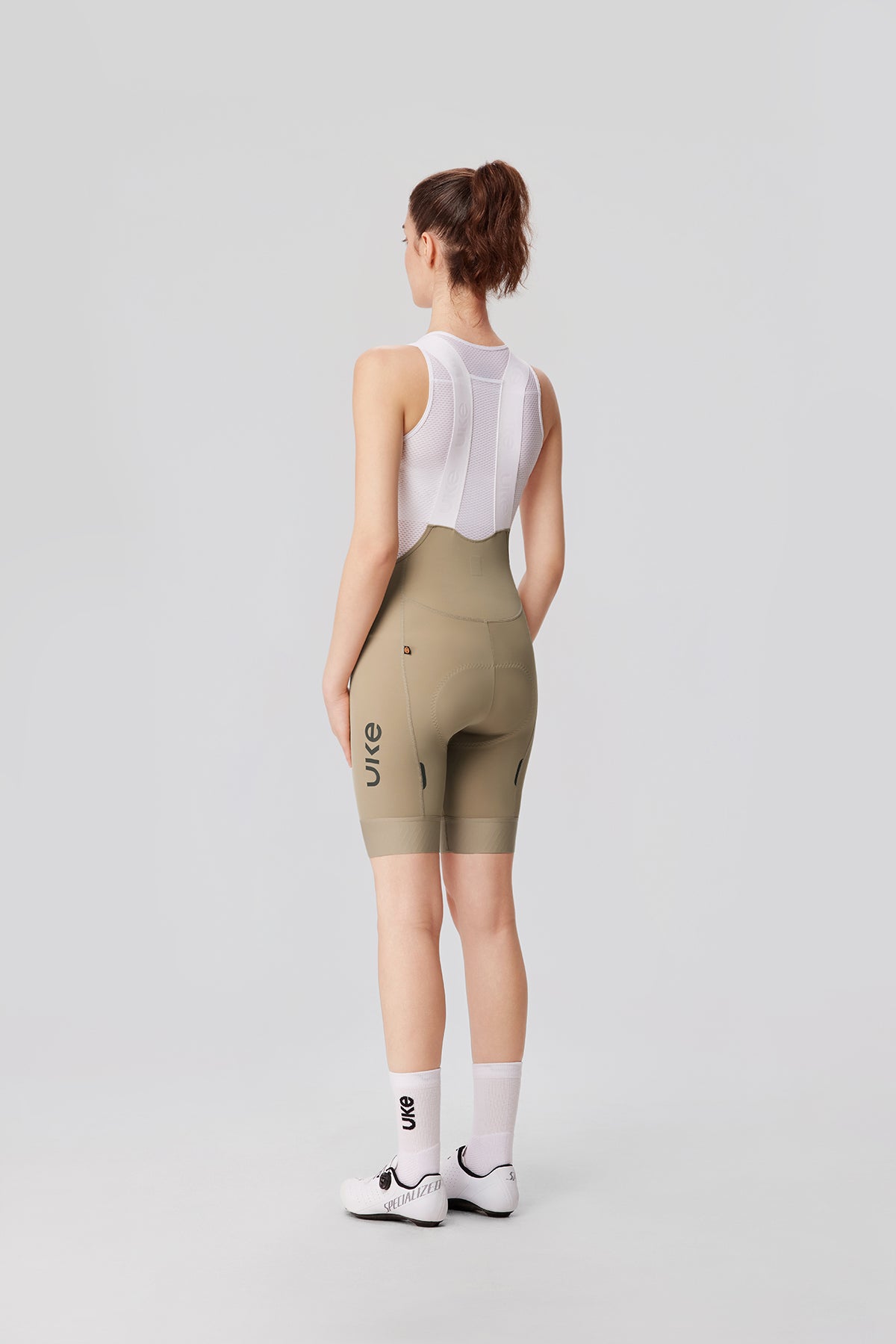 Women's EIT Bib Shorts PRO Xia Chi-Grayish brown