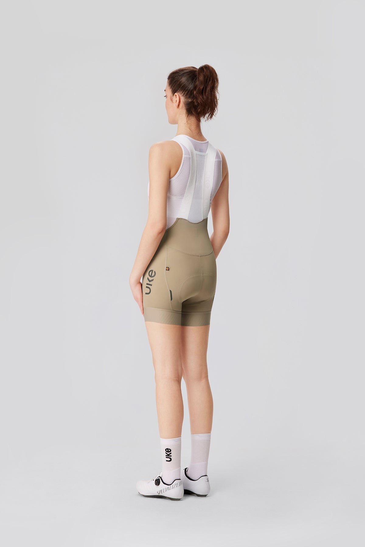 Women's EIT Ultra Bib Shorts PRO Chuncheng-Grayish brown