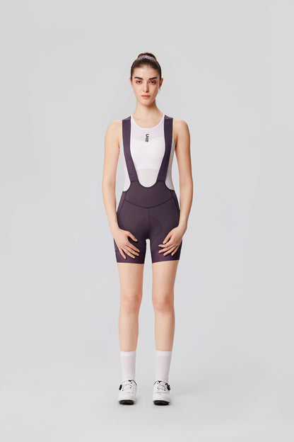 Women's EIT Ultra Bib Shorts PRO Chuncheng-Black Plum
