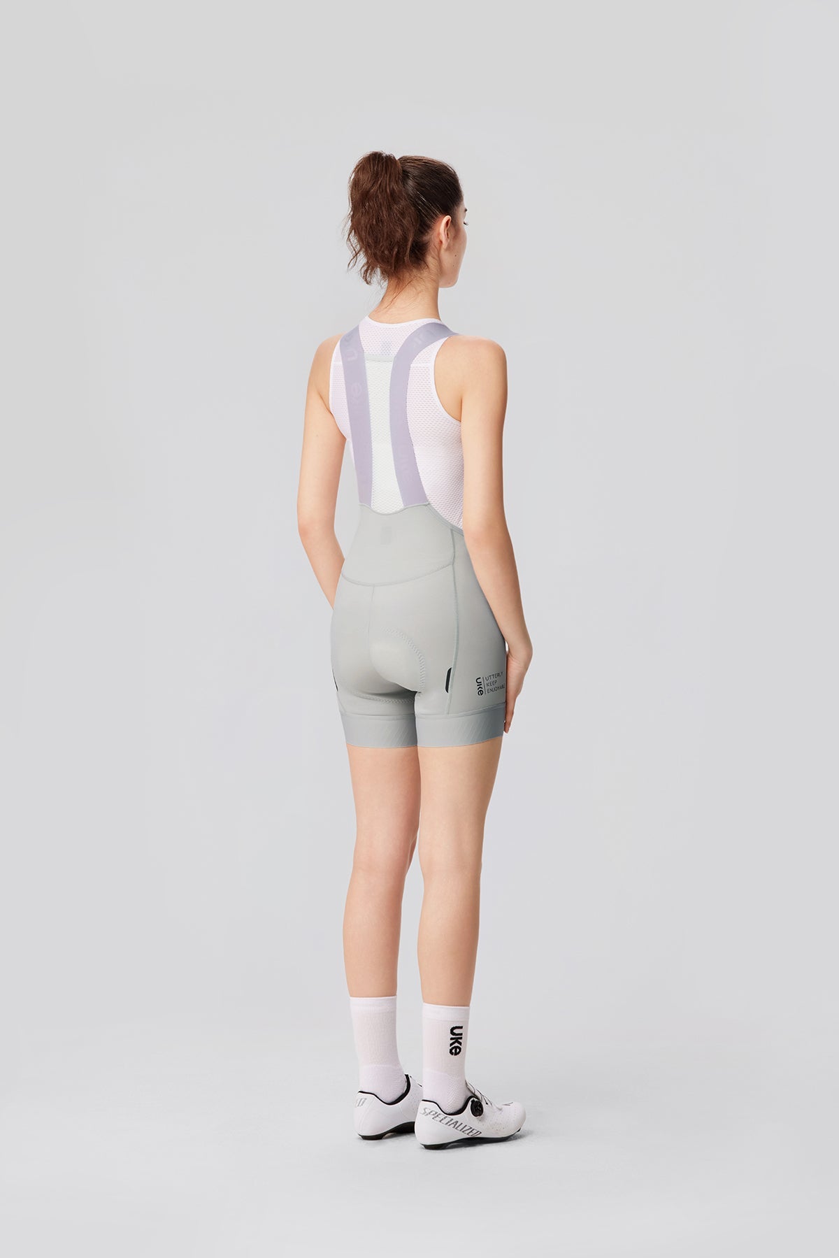 Women's EIT Ultra Bib Shorts PRO Chuncheng-Haze ash