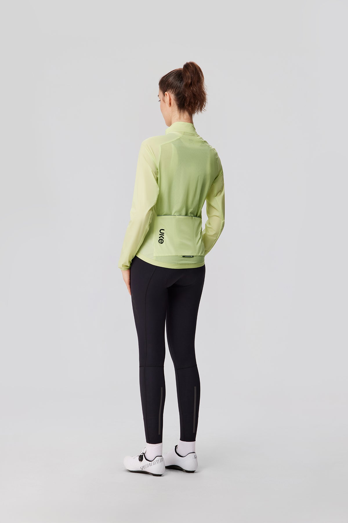 Women's Wind Jacket CL-1 Shu He-Bluish green