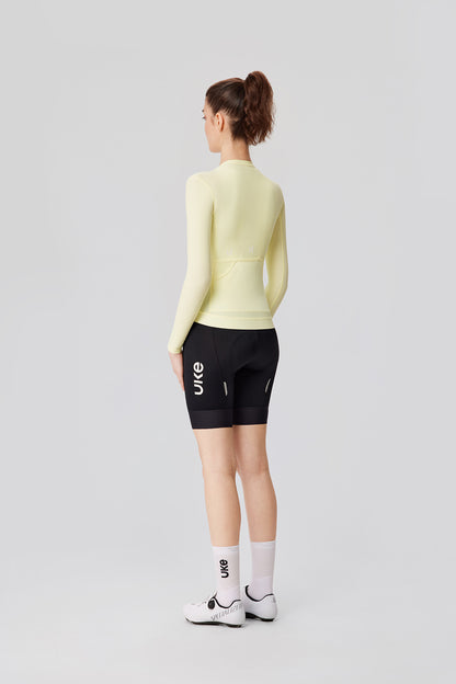Women's LS Jersey Lin quan-Sky yellow
