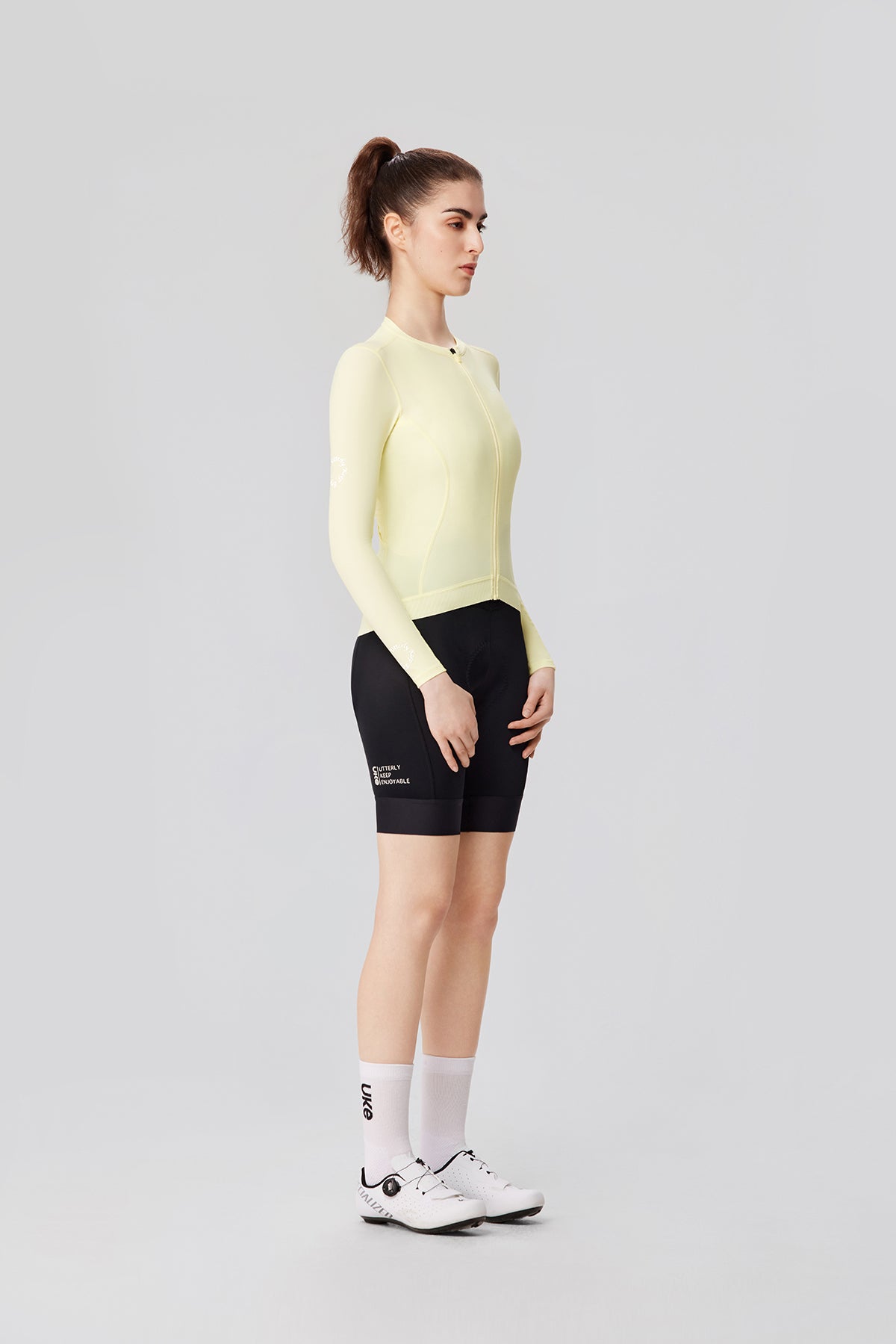 Women's LS Jersey Lin quan-Sky yellow