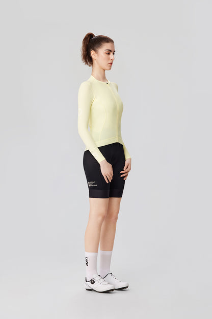 Women's LS Jersey Lin quan-Sky yellow
