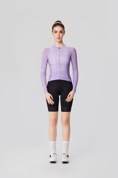 Women's LS Jersey Qixing-Light purple