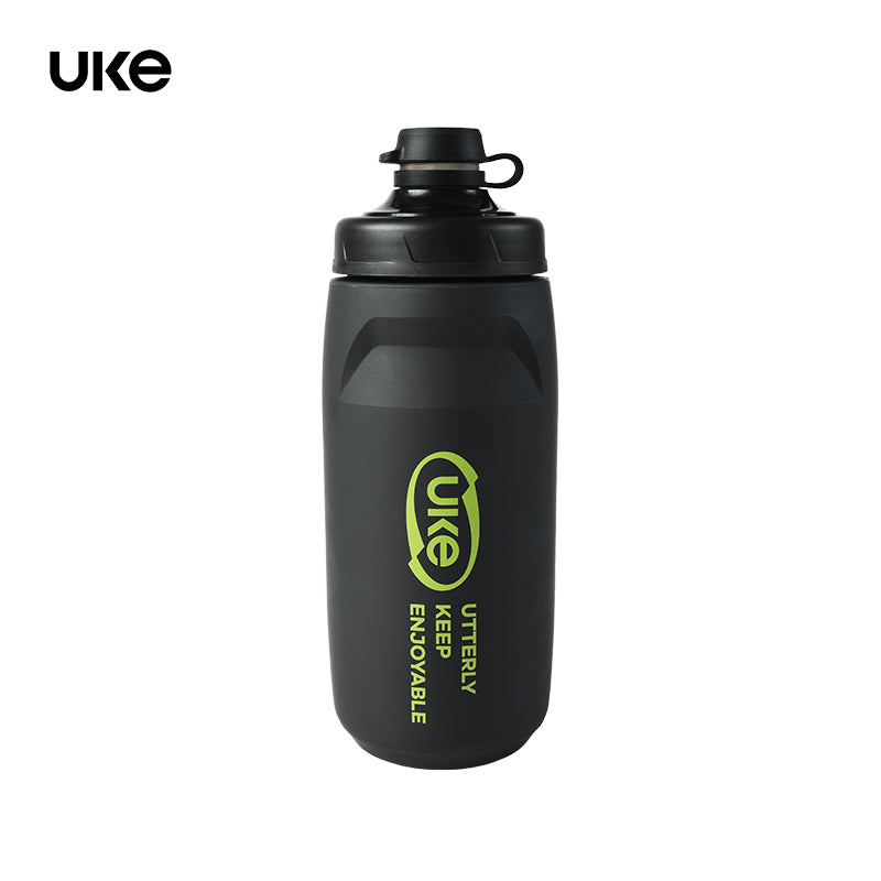 UKE AB10 black cycling water bottle