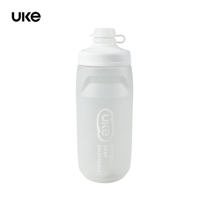 UKE AB10 white cycling water bottle