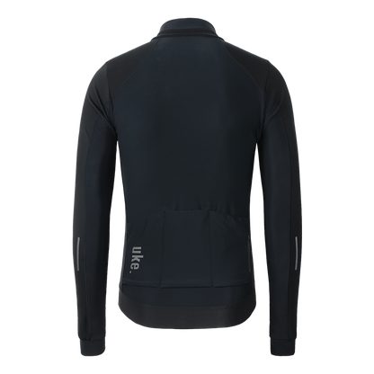Men's Training Thermal Cycling Jacket Black-Galaxy