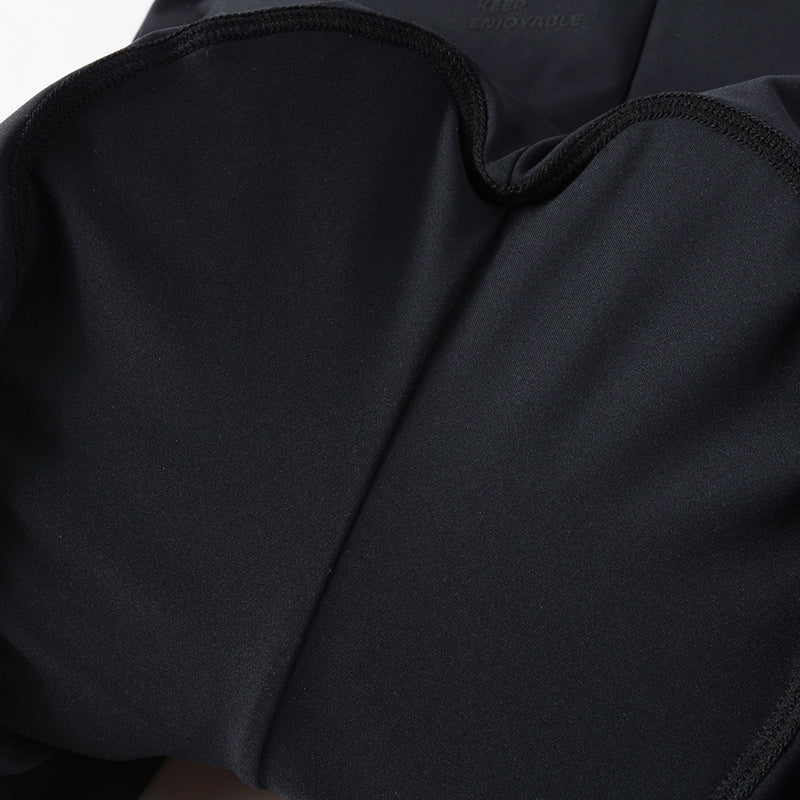 Women's Seamless Bib Shorts SI-1 Nimble-Black